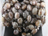 Brown Moonstone Faceted Wrapped Rosary Chain in Antique Rhodium, 7x10 mm, (RS-BMNS-144)
